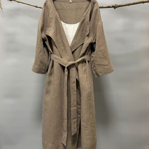 Linen Cardigan and Camisole (2piece)